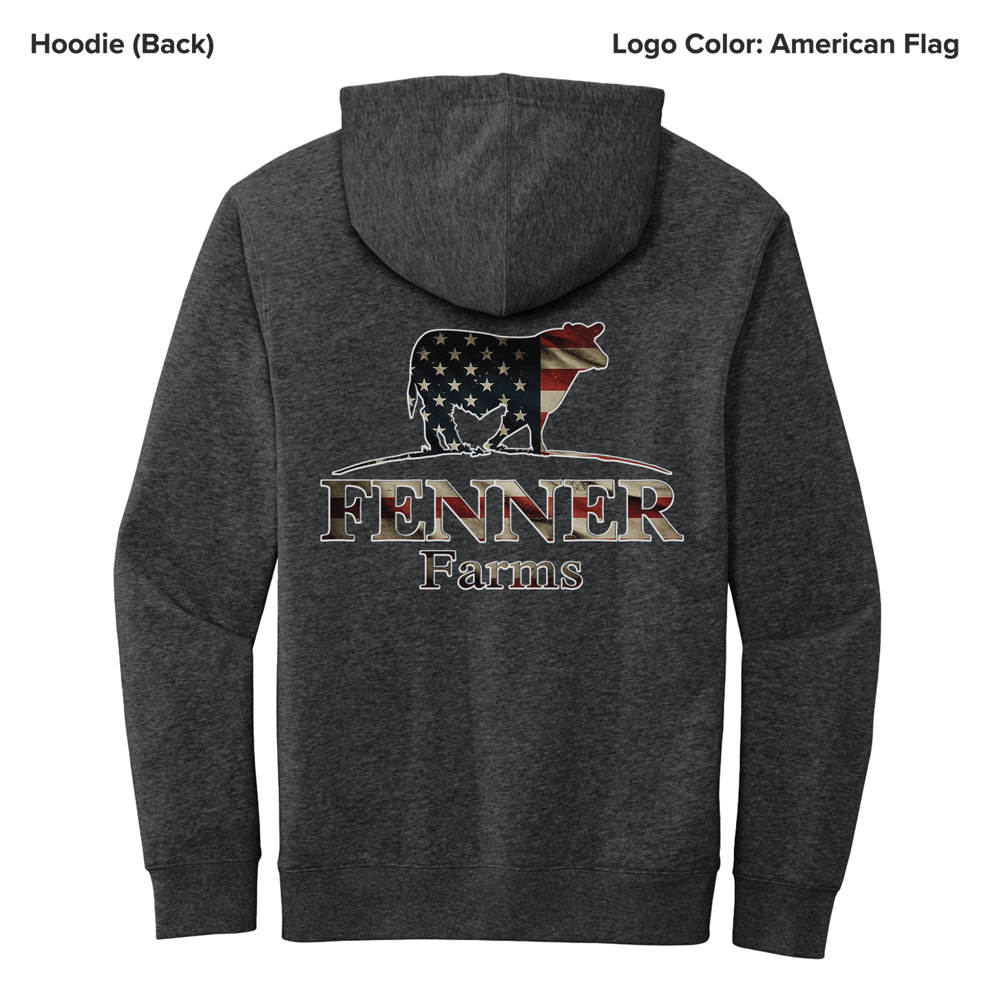 Fleece Hoodie - Dark Heather