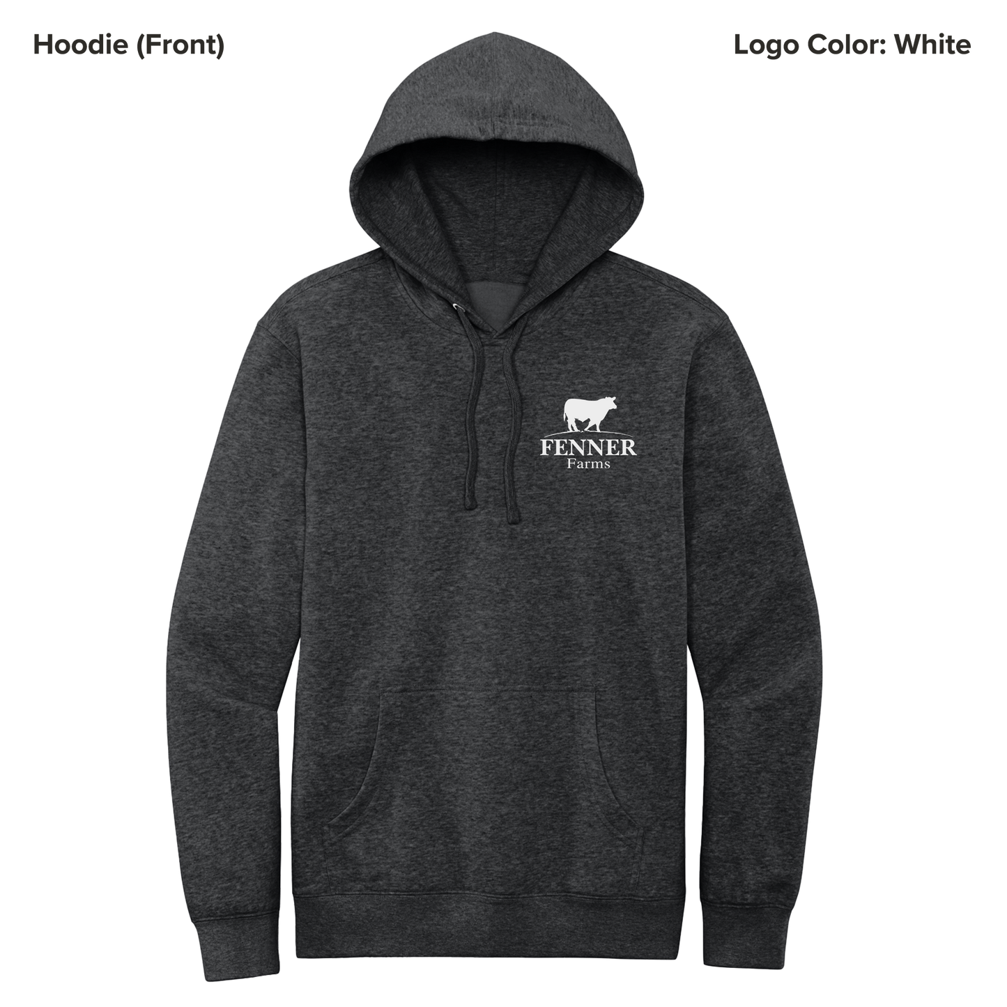 Fleece Hoodie - Dark Heather