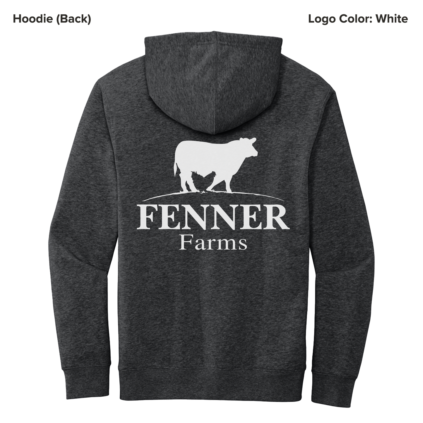 Fleece Hoodie - Dark Heather