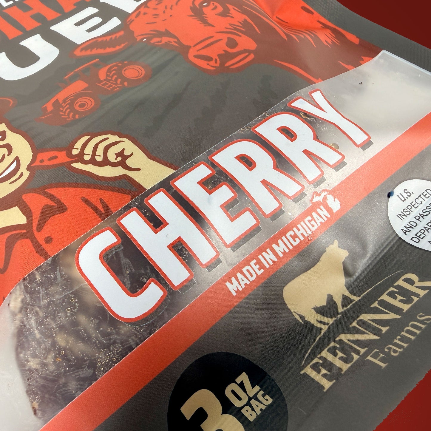 Cherry Beef Jerky - Fenner Farms Farmhand Fuel