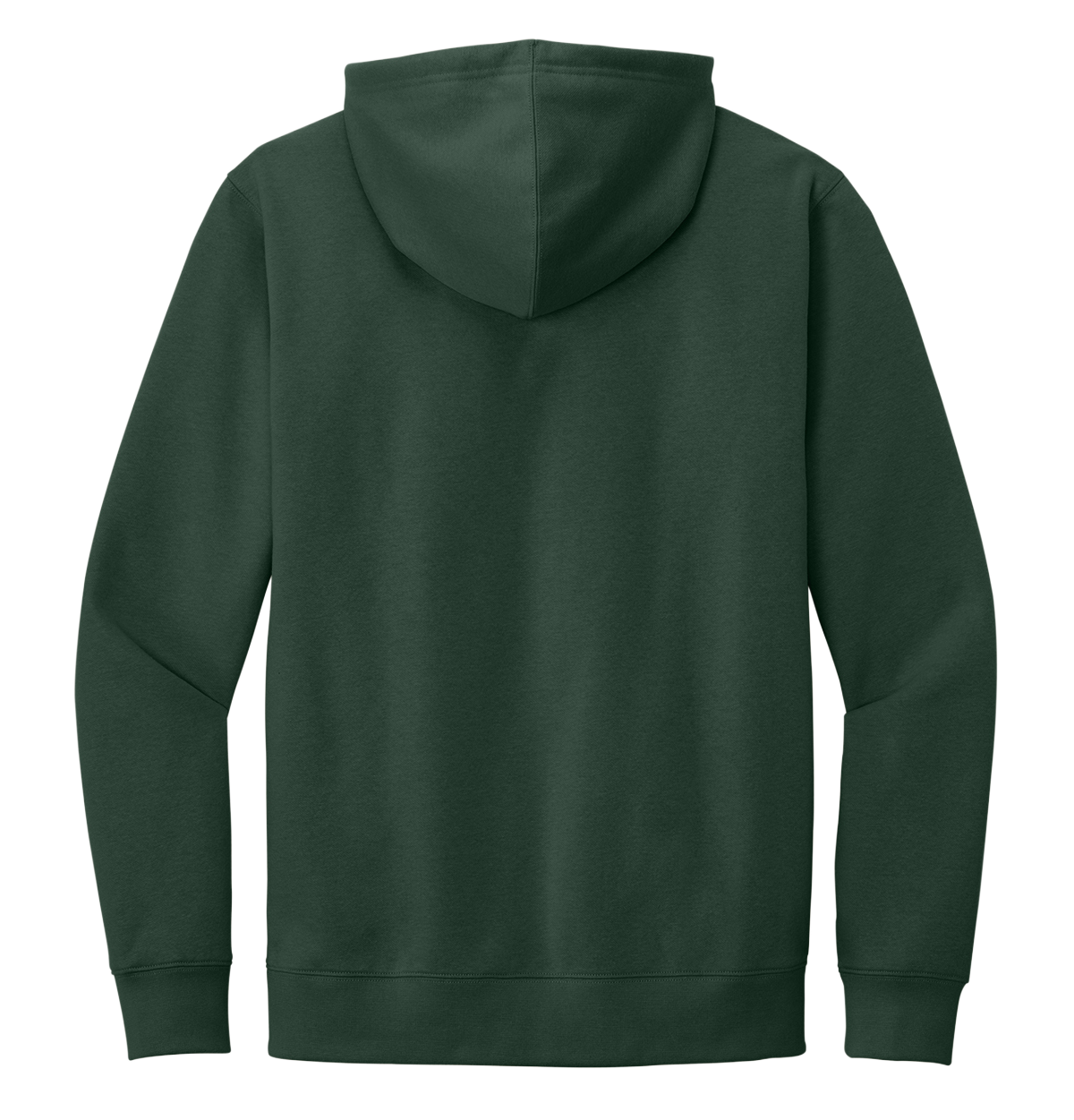 Christmas Fleece Hoodie - Forest Green