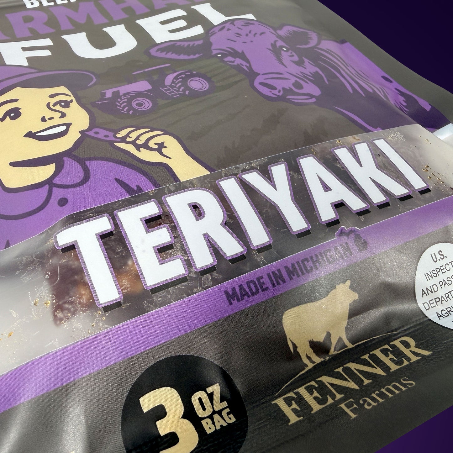 Teriyaki Beef Jerky - Fenner Farms Farmhand Fuel